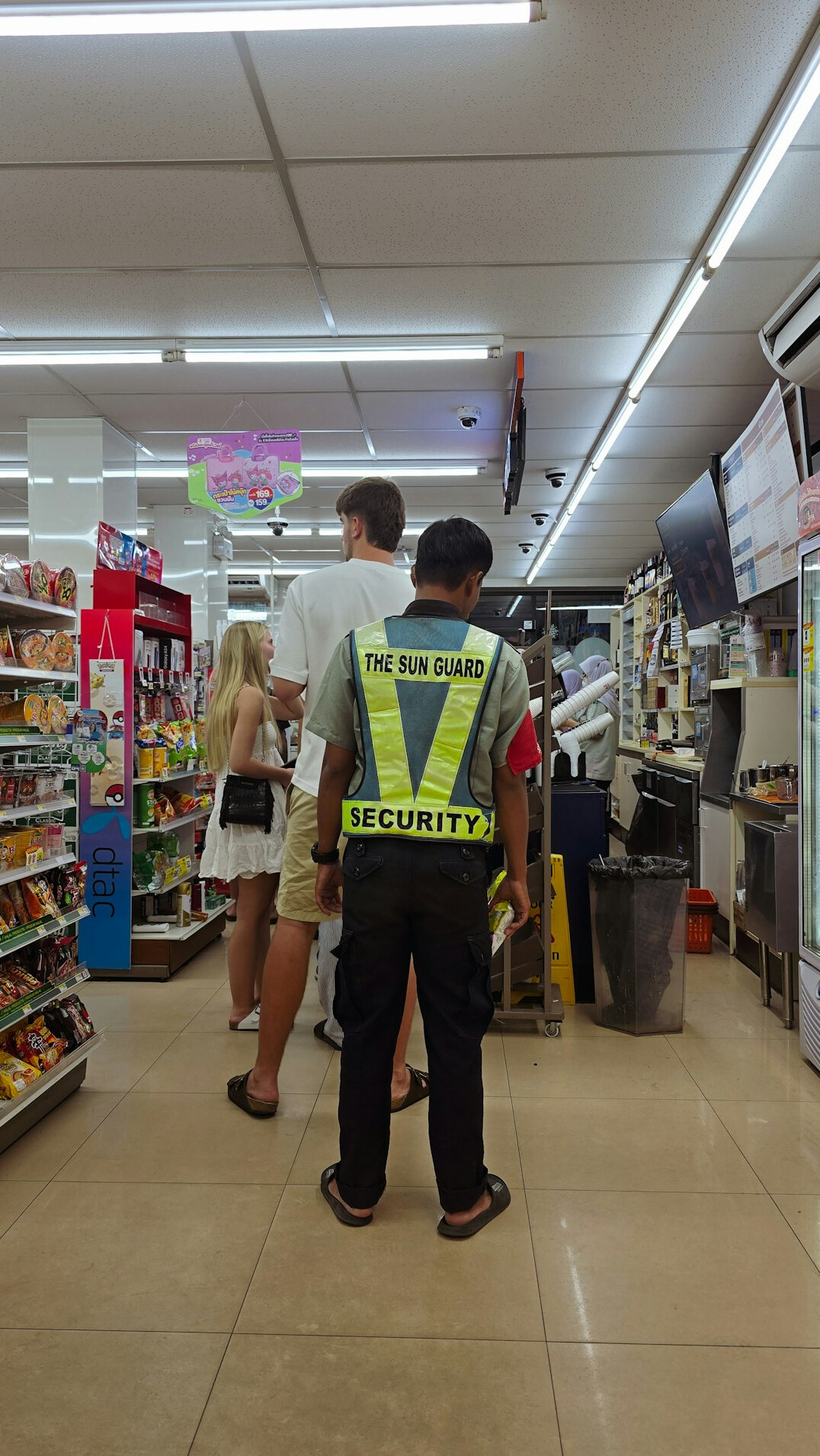 retail security officer monitoring store